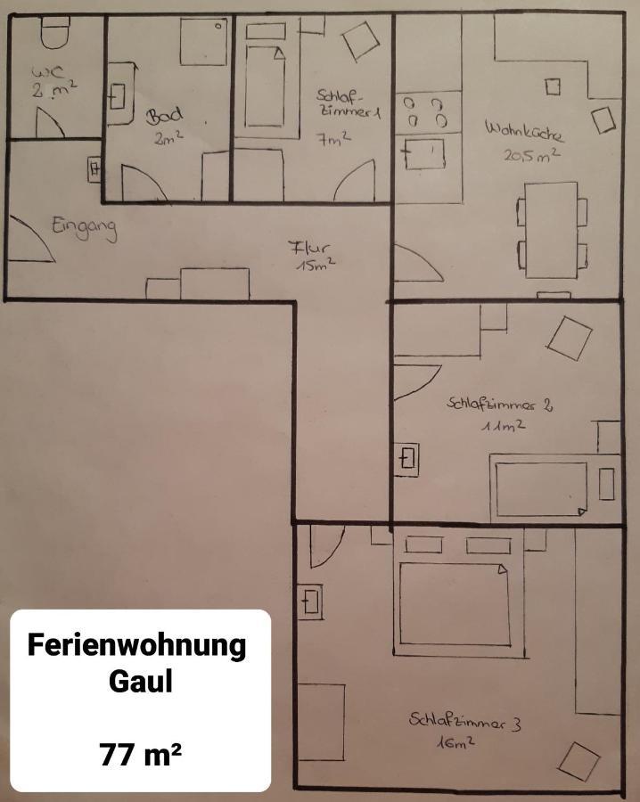 Ferienwohnung Gaul ريدنبورغ المظهر الخارجي الصورة